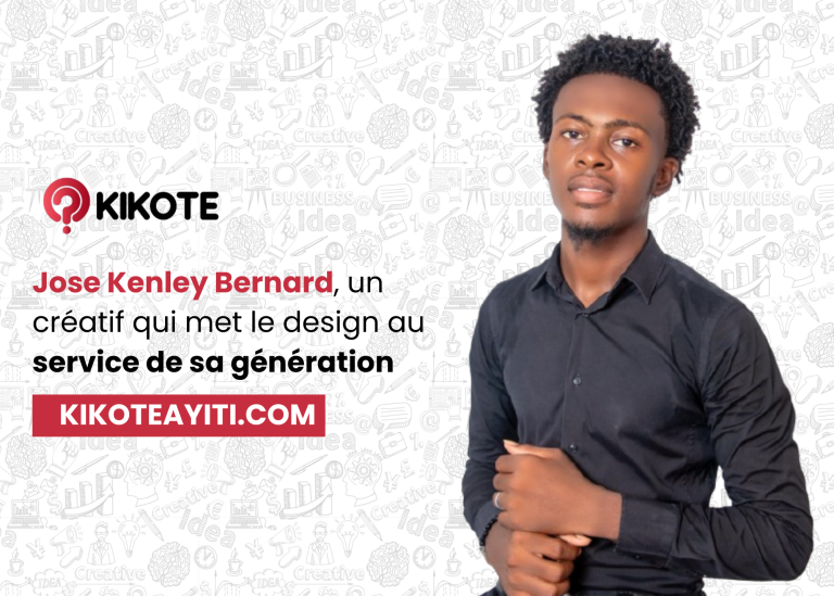 Jose Kenley Bernard, un créatif qui met le design au service de sa génération