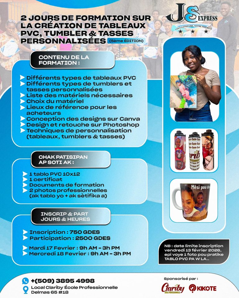 Transformez votre créativité en business : JS Express lance sa 5ème édition de formation en personnalisation !